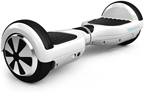 Self Balancing Scooter, YoloDecks TM Self Balance Smart Drifting Scooter Board [Removable Battery] Electronic Mini Unicycle Intelligent Monocycle Transporter (White, 6.5'')