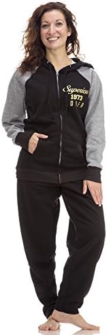 Classic Designs Womens Plus Size Couger Hoodie Sweatsuit