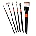 Mehron Makeup Pro Face & Body Makeup Brushes | Professional Makeup Brushes for Face & Body Paint & Special Effects Makeup, and Halloween FX Makeup Applications | #6 Round