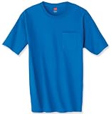 Hanes Tagless T-Shirt with Pocket. 5590