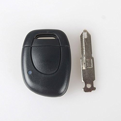 Amautolucky 1 Button Replacement Chip Car Smart Keyless Entry Remote Key Fob for Renault 433MHz with Blade