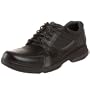 Hush Puppies Men's Atune Oxford,Black Leather,8 XW US