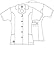 Adar Universal Lapel Collar Buttoned Top