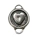 Safe Pewter Heart Charm