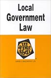 Local Government Law in a Nutshell (Nutshell Series)