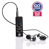 GOgroove BlueBar Bluetooth Headset Receiver And High Fidelity Ear Bud Combo. Converts Any Headphones into Bluetooth – Allows Hands-free Calling , Wireless Music Streaming. Works with most Smartphones