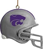 Kansas State Wildcats Memory Company Team 3 inch Helmet Ornament (3 pack) NCAA College Athletics Fan