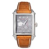 Girard-Perregaux Vintage 1945 Mens Automatic Power Reserve Watch 18K White Gold on Leather Strap... by Girard Perregaux