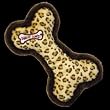 TY Bow Wow Beanies Leopard Print Bone