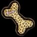 TY Bow Wow Beanies Leopard Print Bone