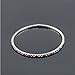 Fashion Multicolor Rhinestone 1-Row Stretch Elastic Ankle Anklet Bracelet
