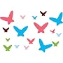WallCandy Arts Multi-Color Butterflies by WallCandy Arts