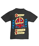 KIDS PREMIUM PRINTED T SHIRT - QUEENS DIAMOND JUBILEE OFFICIAL DESIGN