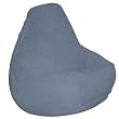 Navy Extra Large Rhino Suede Beanbag By Elite Furniture