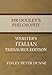 Mr Dooley's Philosophy - Webster's Italian Thesaurus Edition