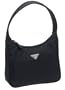 Prada Women's Nylon Square Hobo, Nero
