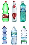 Italian Mineral Waters Variety Pack - Includes Six Different Brands 50cl (16.9oz) [ Italian Import ]