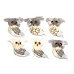 Small Owl Ornament Set (6 ct)
