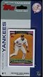 2006 Topps New York Yankees Baseball Cards Special Edition Team Set (14 cards including Derek Jeter, Alex Rodriguez, Johnny Damon, Hideki Matsui, Randy Johnson, Mariano Rivera, Robinson Cano, Jason Giambi, Jorge Posada & more)