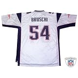Reebok NFL Equipment New England Patriots #54 Tedy Bruschi White Replica Football Jersey