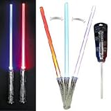 STAR WARS INTERGALACTIC LED LIGHT SONIC SABRE SWORD WITH SOUNDS AND COLOR CHANGING EFFECTS WOW !