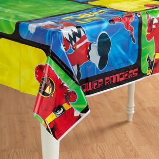 Party Supplies - Power Rangers Tablecover (54x108)