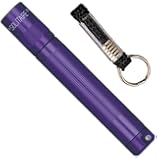 Maglite Solitaire Incandescent 1-Cell AAA Flashlight Purple
