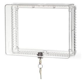 Honeywell CG512A1009 Large Thermostat Guard with  Inner Shelf to Prevent Tampering