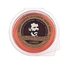 Colonel Ichabod Conk Amber Super Bar Shave Soap