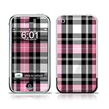 Pink Plaid Design Protective Skin Decal Sticker for Apple iPhone (2G)1st Generation