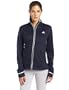 adidas Women's Brio Jacket (Dark Navy, White, X-Large)