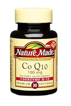Nature Made Co Q10, 100 mg, Premium Softgels, 30 softgels