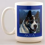 Akita 15 Oz Ceramic Mug