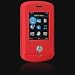 Red Silicone Skin Rubber Cover Protective for LG Shine CU720