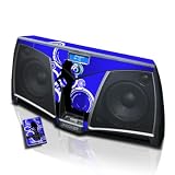 Blue Groupie Design Decorative Skin Decal Sticker Kit for KICKER iKick iK500 MP3 Docking Station + Remote Control Skin + iPod class skin + iPod touch skin