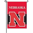 BSI Nebraska Cornhuskers Garden Flag w/Pole