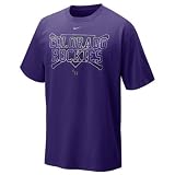 Nike Colorado Rockies Purple Clean Up Graphic T-shirt at Nike