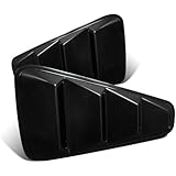 Ford Mustang Shelby Bullitt Gt 2 Dr Coupe, Black 1/4 Quarter Window Scoop Louver