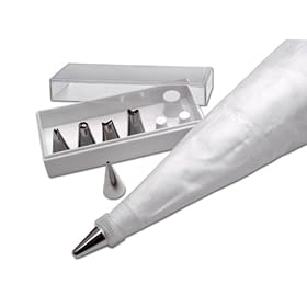 CHG 3311-00 Set tasca da pasticciere 8 pezzi Lunghezza della tasca: 25 cm