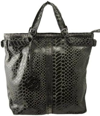 Galian Python Handbag black/grey