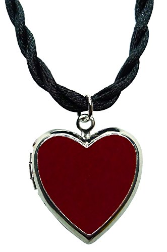 Bijoux de ja rhodium plated color enamel heart locket p…