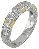 Platinum/18KT Diamond Band