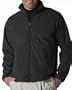 UltraClub Men's Long-Sleeve 3-season Jacket, Dark Charcoal/Black, XXX-Large