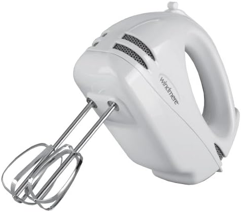Windmere 5 Speed White 100 Watt Hand Mixer