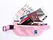 Pink Money Belt - Hidden Travel Pouch - Stylish Money Belt for Female Travelers