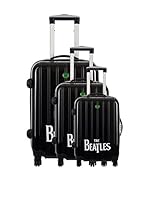 The Beatles by Platinium Set de 3 trolleys rígidos (Negro)