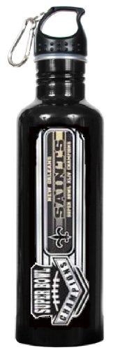 New Orleans Saints Super Bowl XLIV Champions Aluminum Water Bottle