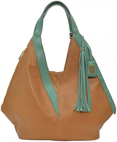 Liz Soto 2 in 1 Tassel Hobo Handbag (Bronze)