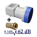 Hd line01 - Hd-line - Lnb Single - Tete De Parabole Simple 1 Sortie - Jusqu A 62Db