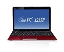 Asus EeePC 1215P 30,7 cm (12,1 Zoll) Netbook (Intel Atom N550, 1,5GHz, 2GB RAM, 250GB HDD, Intel 3150, Win7 HP) rot